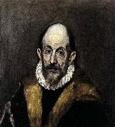 GRECO, El Portrait of a Man oil